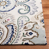 Safavieh Bella Bel118M Ivory/Blue Rugs.