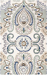 Safavieh Bella Bel118M Ivory/Blue Rugs.