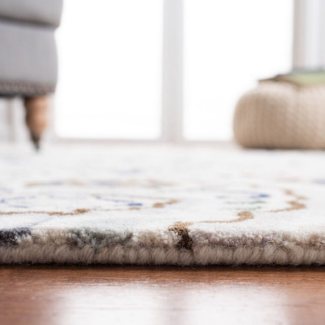 Safavieh Bella Bel118M Ivory/Blue Rugs.