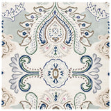 Safavieh Bella Bel118M Ivory/Blue Rugs.