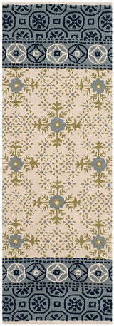 Safavieh Bella Bel119A Ivory / Blue Rugs.