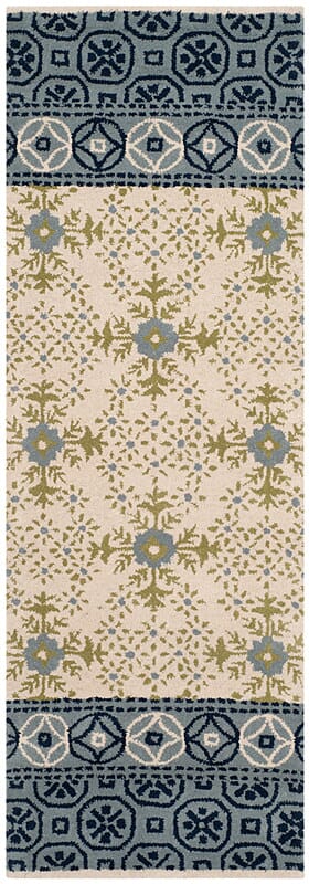 Safavieh Bella Bel119A Ivory / Blue Rugs.