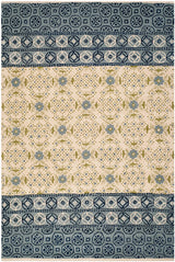 Safavieh Bella Bel119A Ivory / Blue Rugs.