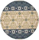 Safavieh Bella Bel119A Ivory / Blue Rugs.