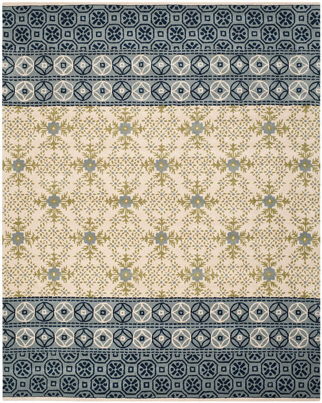 Safavieh Bella Bel119A Ivory / Blue Rugs.