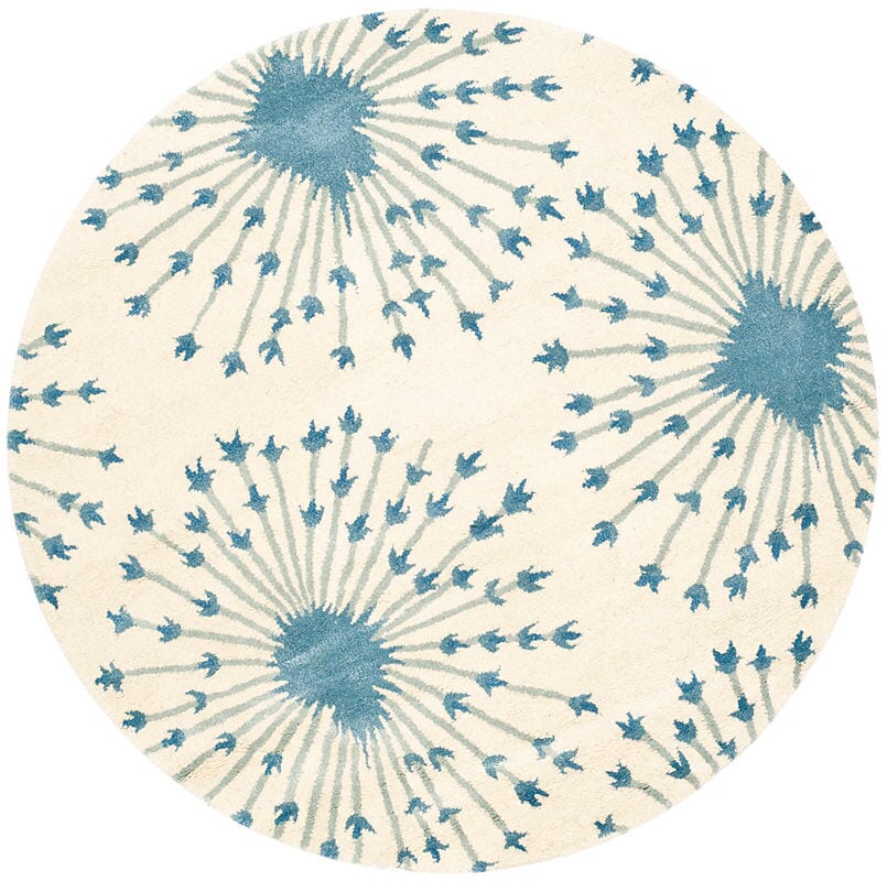 Safavieh Bella Bel123B Beige / Blue Rugs.