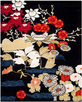 Safavieh Bella Bel124A Black / Multi Rugs.