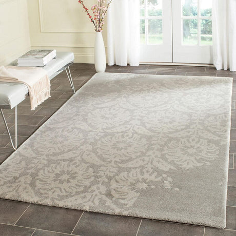 Safavieh Bella Bel125B Light Grey / Ivory Rugs.