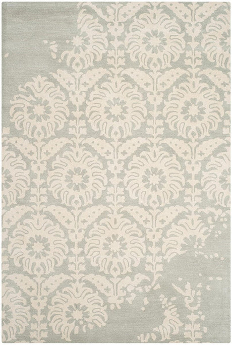 Safavieh Bella Bel125B Light Grey / Ivory Rugs.