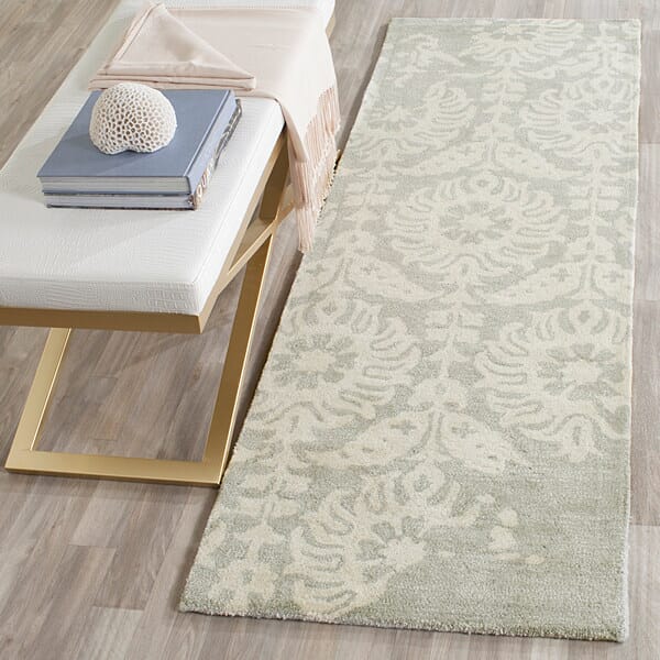 Safavieh Bella Bel125B Light Grey / Ivory Rugs.