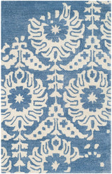 Safavieh Bella Bel125C Light Blue / Ivory Rugs.