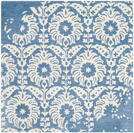 Safavieh Bella Bel125C Light Blue / Ivory Rugs.