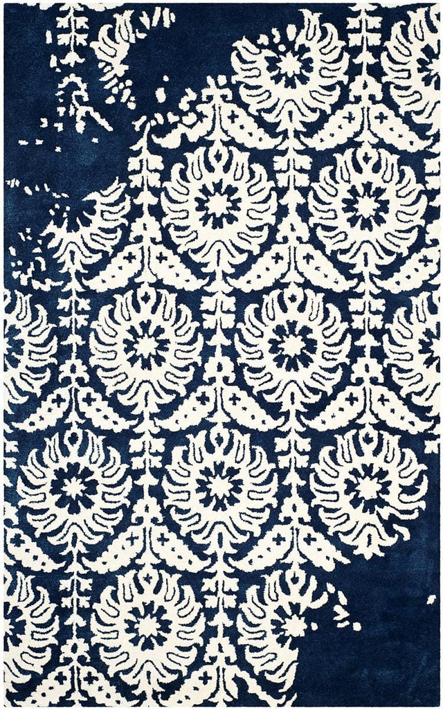 Safavieh Bella Bel125D Navy / Ivory Rugs.