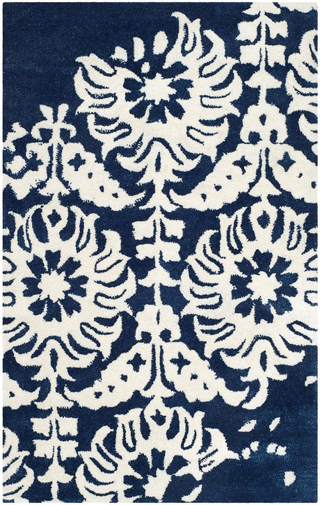 Safavieh Bella Bel125D Navy / Ivory Rugs.