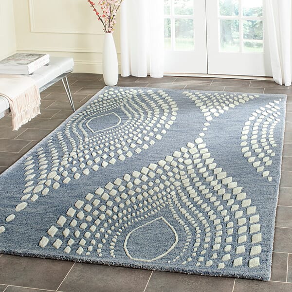 Safavieh Bella Bel126A Blue / Ivory Rugs.