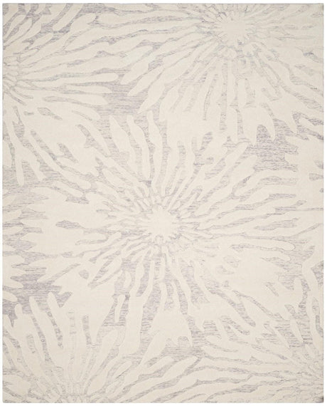 Safavieh Bella Bel129A Silver / Ivory Rugs.