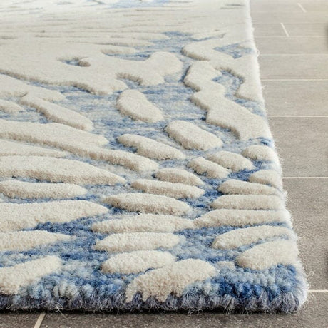 Safavieh Bella Bel129B Dark Blue / Ivory Rugs.