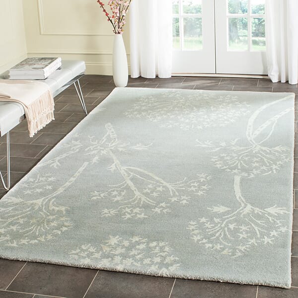 Safavieh Bella Bel131A Light Blue / Ivory Rugs.