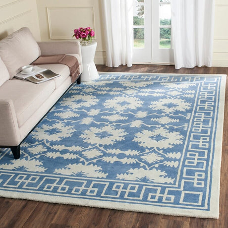 Safavieh Bella Bel132A Blue / Ivory Rugs.