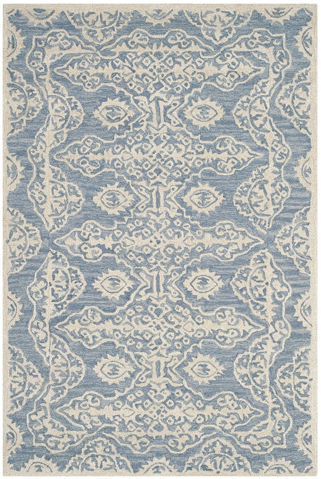 Safavieh Bella Bel134A Blue / Ivory Rugs.