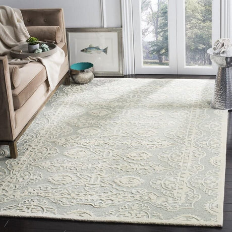 Safavieh Bella Bel134B Grey / Ivory Rugs.