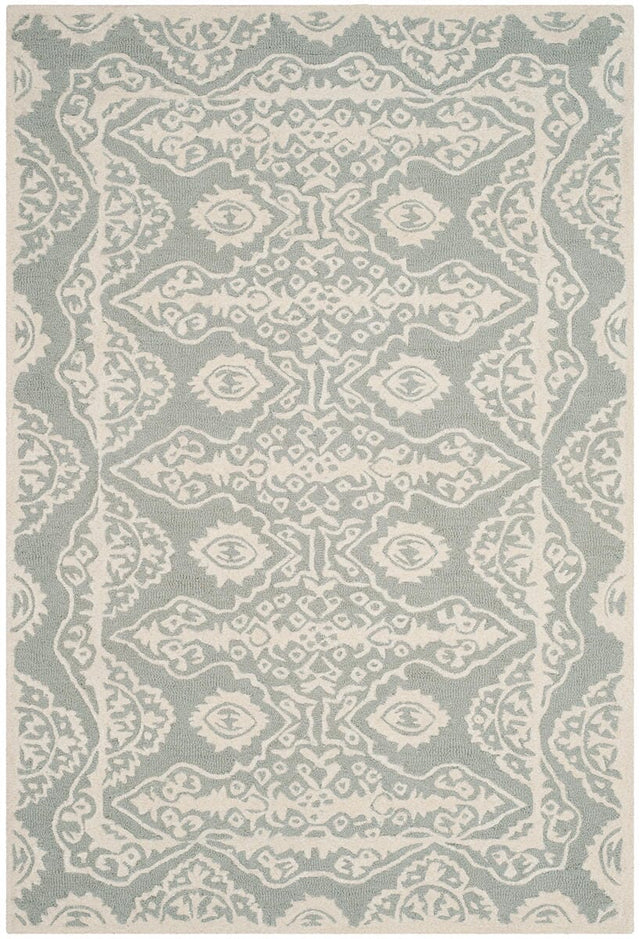 Safavieh Bella Bel134B Grey / Ivory Rugs.