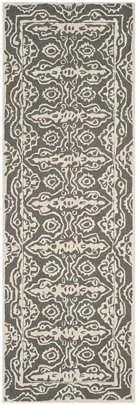 Safavieh Bella Bel134C Dark Grey / Ivory Rugs.