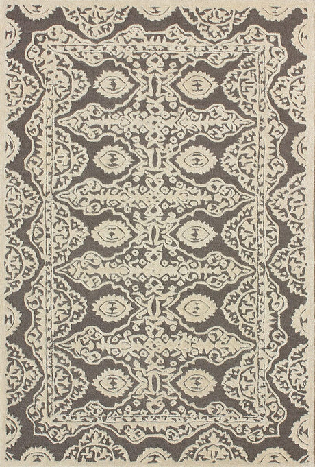 Safavieh Bella Bel134C Dark Grey / Ivory Rugs.