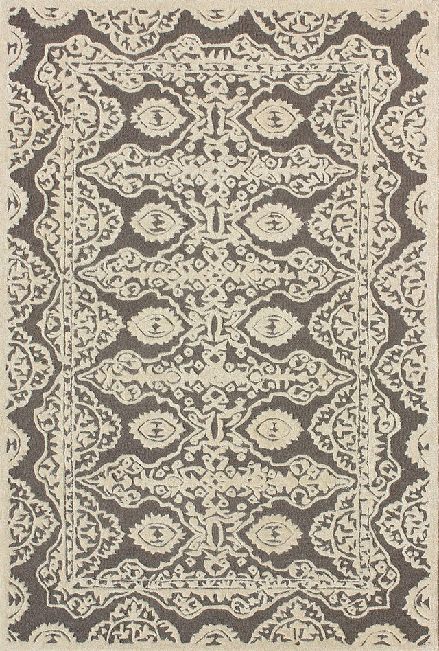 Safavieh Bella Bel134C Dark Grey / Ivory Rugs.