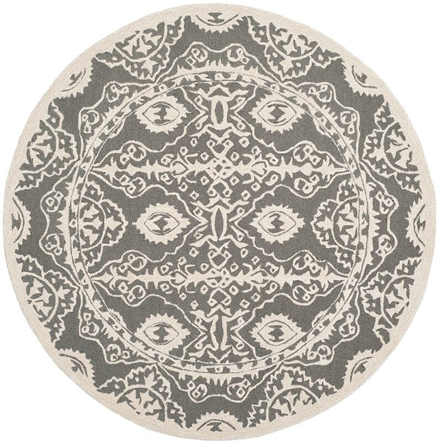 Safavieh Bella Bel134C Dark Grey / Ivory Rugs.