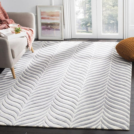 Safavieh Bella Bel135B Ivory / Grey Rugs.