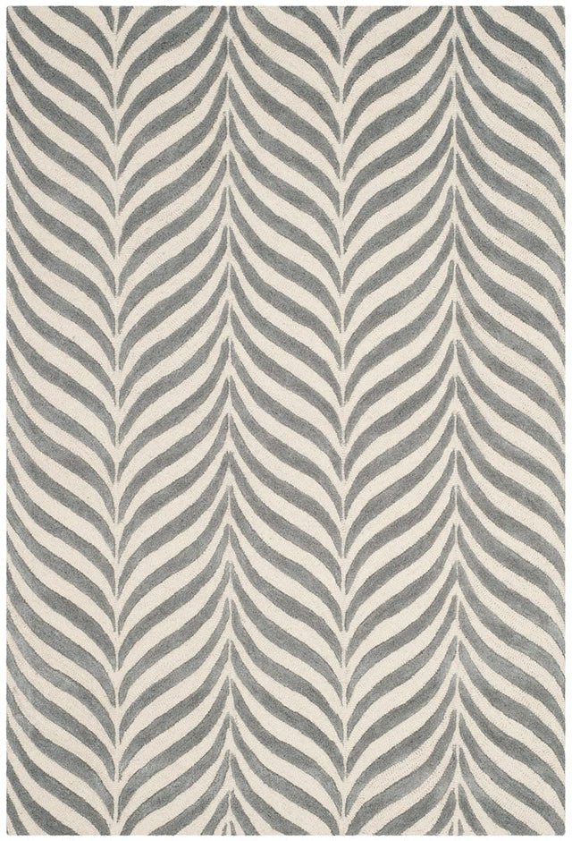 Safavieh Bella Bel135B Ivory / Grey Rugs.