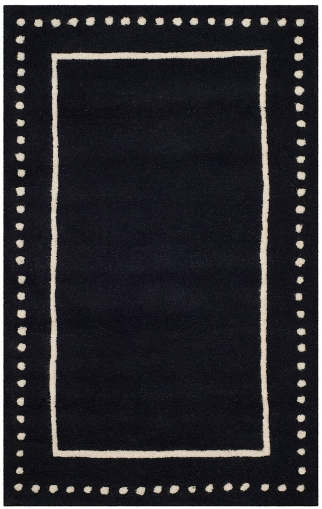 Safavieh Bella Bel151E Black/Ivory Rug.