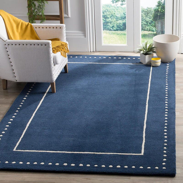 Safavieh Bella Bel151G Navy Blue/Ivory Rug.