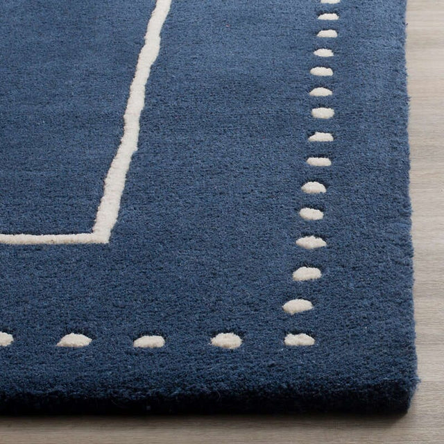 Safavieh Bella Bel151G Navy Blue/Ivory Rug.