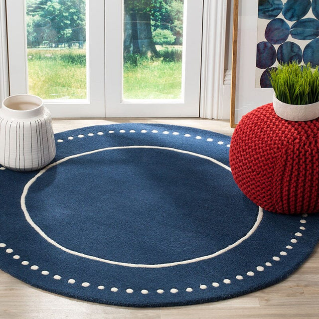 Safavieh Bella Bel151G Navy Blue/Ivory Rug.