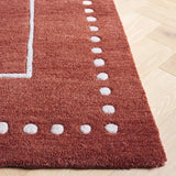 Safavieh Bella 4'-0" x 6'-0" Rug in Red / Ivory