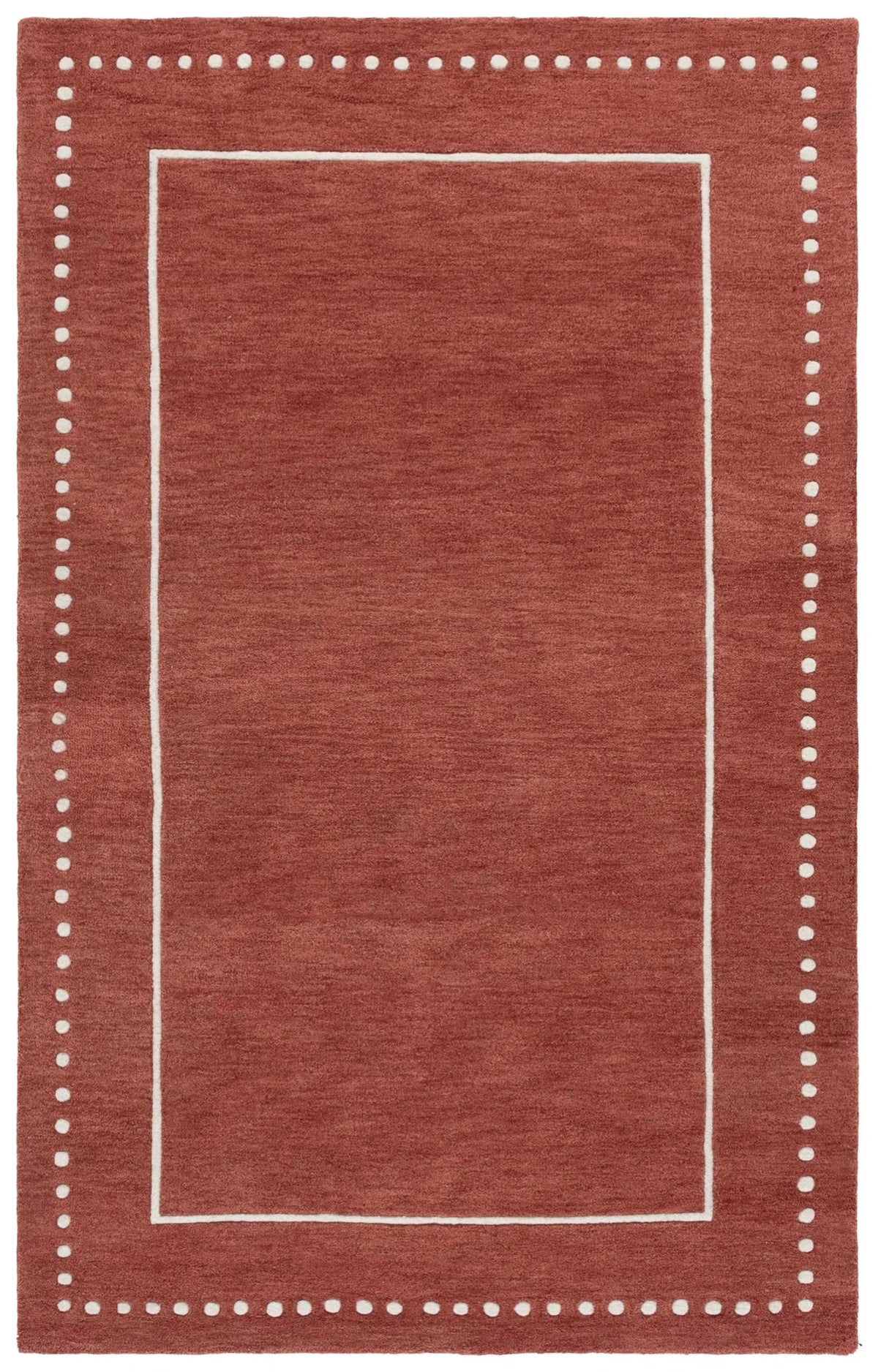 Safavieh Bella 4'-0" x 6'-0" Rug in Red / Ivory