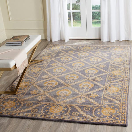 Safavieh Bella Bel152A Blue / Gold Rugs.