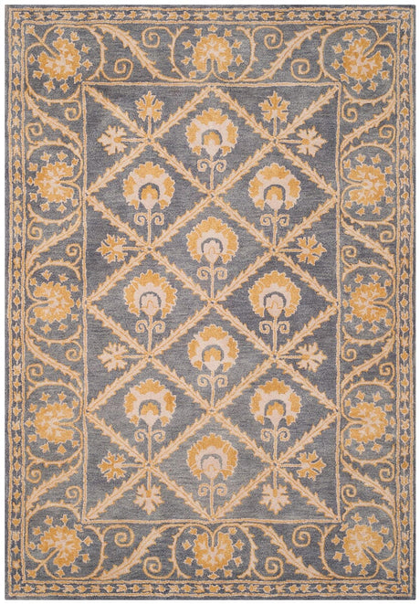 Safavieh Bella Bel152A Blue / Gold Rugs.