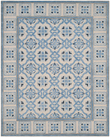 Safavieh Bella Bel155A Ivory/Blue Rug.