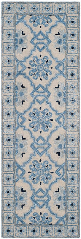 Safavieh Bella Bel155A Ivory/Blue Rug.