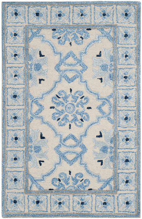 Safavieh Bella Bel155A Ivory/Blue Rug.