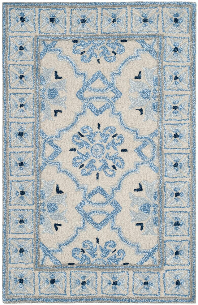 Safavieh Bella Bel155A Ivory/Blue Rug.