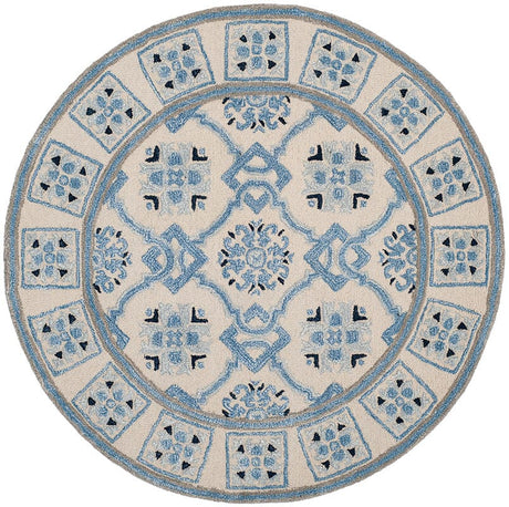 Safavieh Bella Bel155A Ivory/Blue Rug.