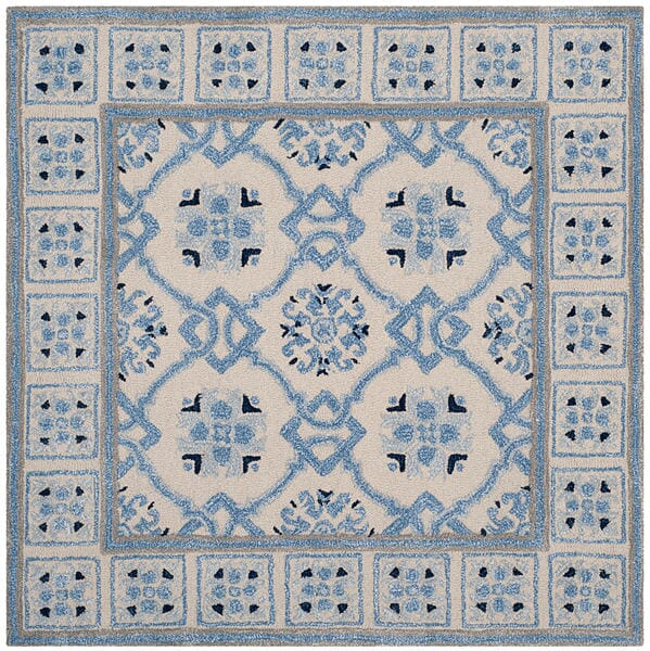 Safavieh Bella Bel155A Ivory/Blue Rug.