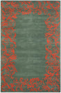 Safavieh Bella Bel350A Blue / Coral Rugs.