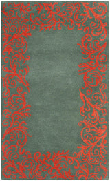 Safavieh Bella Bel350A Blue / Coral Rugs.