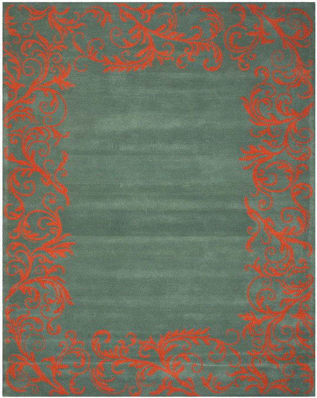 Safavieh Bella Bel350A Blue / Coral Rugs.