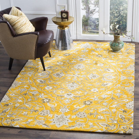 Safavieh Bella Bel673A Gold / Taupe Rugs.